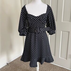Hutch Navy Mini Dress w/Belt - size 6